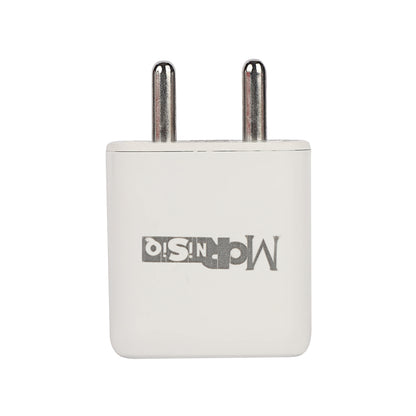 MIQ India 20W Original Charger With Lightning Cable Compatible With iPhone 14/14Plus/14Pro/14 Pro Max 13/13Pro/13Pro Max 12/12Pro/12/11/X/Xr Series (Mfi-Certified), White